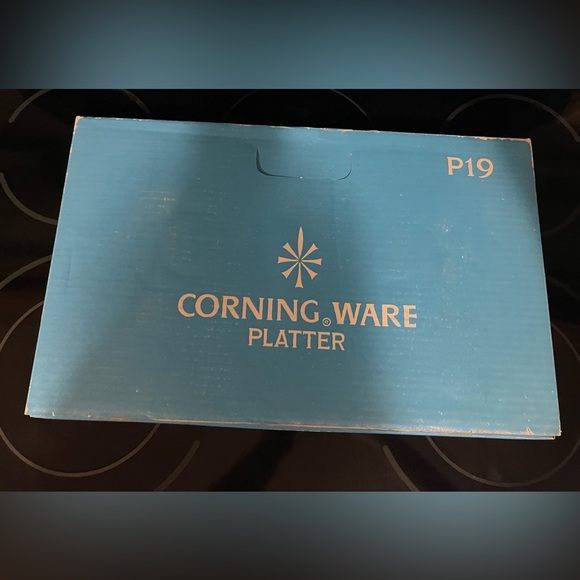 Corning Ware Blue Cornflower Meat Platter 16” P-19 In Box - Picture 6 of 15